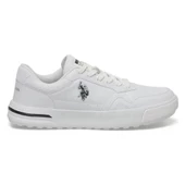 U.S.POLO ASSN.SAMPO 4FX BEYAZ LACİVERT COMFORT CASUAL SPOR AYAKKABI thumbnail 4