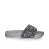 PIENN 20037 007 FÜME NAZAR BONCUK COMFORT CASUAL ANATOMİK TERLİK - 2