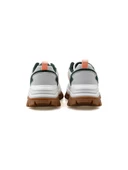 U.S.POLO ASSN TRACKY 4PR BEYAZ YEŞİL ANATOMİK COMFORT CASUAL SPOR AYAKKABISI thumbnail 4