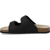 LUMBERJACK JOLİE NU 4FX HAKİKİ DERİ SİYAH COMFORT CASUAL ANATOMİK TERLİK - 5