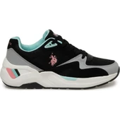 U.S.POLO ASSN HUSKY 4FX SİYAH PEMBE COMFORT CASUAL ANATOMİK SPOR AYAKKABISI thumbnail 6