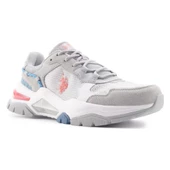 U.S.POLO ASSN VINCENT GRİ TURUNCU MAVİ COMFORT CASUAL SPOR AYAKKABISI thumbnail 4