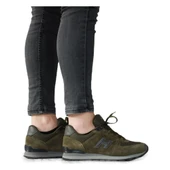 HAMMER JACK 19250 HAKİKİ DERİ HAKİ YEŞİL COMFORT CASUAL SPOR AYAKKABISI - 6