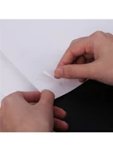 BTCrea Yuvarlak Kesim Şeffaf Çıkartma Bant Etiket 1000 adet Rulo 2cmX2cm - 3