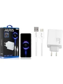Auris Type-C 67W Hızlı Saliseli Şarj Aleti Seti - 1