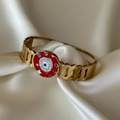 Taşlı Nazar Boncuğu Bileklik thumbnail 2