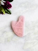 doğal taş gua sha pembe kuvars - 2