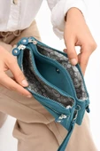 Mini Çapraz Çanta Cüzdan El Çantası Fonksiyonel Kullanım Postacı Omuz Çantası  22 Cm Genişlik - 9