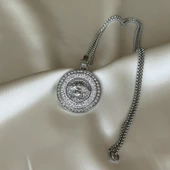 Taşlı Medusa Model Medusa Kolye thumbnail 3