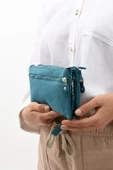 Mini Çapraz Çanta Cüzdan El Çantası Fonksiyonel Kullanım Postacı Omuz Çantası  22 Cm Genişlik - 8
