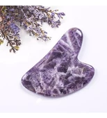 doğal taş gua sha ametis - 2