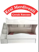 Kral Merdivenli Çocuk Ranzası - 1