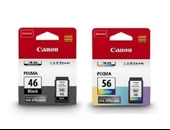 Canon PG-46 Renkli + CL 56 Siyah 2'li Kartuş Seti - 1