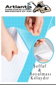 Yapışkanlı Şeffaf Asetat 2 Adet 45cm x 2 metre Djfix Kendinden Yapışkanlı Şeffaf Rulo Asetat Transparan Soğuk Laminasyon - 6