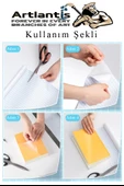Yapışkanlı Şeffaf Asetat 2 Adet 45cm x 2 metre Djfix Kendinden Yapışkanlı Şeffaf Rulo Asetat Transparan Soğuk Laminasyon - 5