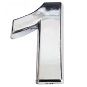 Cemax Krom Yapışkanlı 1 Rakamı 5 cm - 1