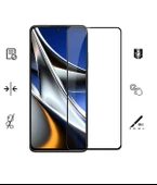 Poco X4 Pro İle Uyumlu Kırılmaz Cam 9D Tam Kapatan Süper Glass - 1