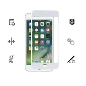 İphone 7 İle Uyumlu Beyaz Kırılmaz Cam 9D Tam Kapatan Süper Glass - 1