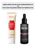 Cell Fusion C Derma Relief 100 Spf 50 /pa Güneş Kremi 50 gr ve the fair. Yaşlanma Karşıtı Cilt Serumu 30 ml - 1
