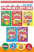 4 - 6 Yaş Okul Öncesi Neşeli Dostlar Eğitici Etkinllik Seti - 6 Set -  33 Kitap 832 Sayfa - 3