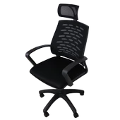 Berlin Medium Pls Fileli Yönetici Koltuğu Plastik Ayak thumbnail 2