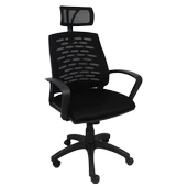 Berlin Medium Pls Fileli Yönetici Koltuğu Plastik Ayak thumbnail 3