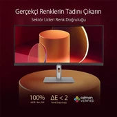 ASUS 34" VA PROART PA34VCNV 5MS 60HZ HDMI-DP KAVISLI GRAFİK TASARIM MONİTÖRÜ 3440X1440 thumbnail 7