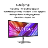 ASUS 34" VA PROART PA34VCNV 5MS 60HZ HDMI-DP KAVISLI GRAFİK TASARIM MONİTÖRÜ 3440X1440 thumbnail 9