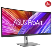 ASUS 34" VA PROART PA34VCNV 5MS 60HZ HDMI-DP KAVISLI GRAFİK TASARIM MONİTÖRÜ 3440X1440 thumbnail 3