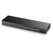 ZyXEL 24port GS1900-24 GIGABIT 2X SFP Yönetilebilir Switch RackMount - 1