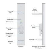 UBIQUITI (UBNT) 16dbi 5ghz airMAX AM-5G16-120 120° ~ 15km menzil Sektör Anten Outdoor thumbnail 3