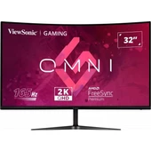 VIEWSONIC 31.5" VA VX3218C-2K 1MS 165HZ HDMI-DP KAVISLI GAMING MONİTÖR 2560X1440 - 1