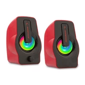 RAMPAGE RMS-G7 Falsetto 1+1 USB Kırmızı 6w Hoparlör RGB Ledli thumbnail 1