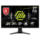MSI 27" FLAT IPS MAG 275F 0.5MS 180HZ HDMI-DP GAMING MONİTÖR 1920X1080 - 1