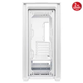 ASUS A21 PLUS GAMING FANSIZ MID-TOWER PC KASASI BEYAZ - 4