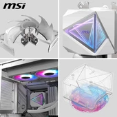 MSI 240MM MAG CORELIQUID I240 RGB AM5-1700P SIVI SOĞUTMALI İŞLEMCİ FANI BEYAZ thumbnail 3