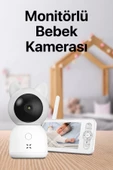 Xenon Smart Akıllı Bebek Kamerası Dijital Monitörlü 5" LCD Smart Baby Camera - 2