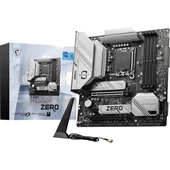 MSI B760M PROJECT ZERO WIFI-6E DDR5  HDMI-DP PCIE 4.0 1700P MATX - 1