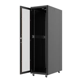 AGER 32U 600x1000mm Dikili Tip Siyah Kabinet Vega AG-VB32U6010S1 Cam Kapak - 1