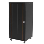 AGER 26U 600x600mm Dikili Tip Siyah Kabinet Agena AG-AN26U6060S1-CFAA-A-M1 Cam Kapak - 1