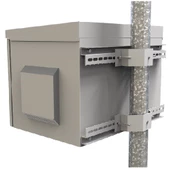 AGER 7U 600x450mm IP66 Dış Ortam Duvar Tipi Kabinet AG-OT07U6045B2-D-A-M1 - 6