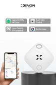 Xenon Smart Airtag Akıllı Bluetooth Takip Cihazı Apple Find My Mobil Uygulamalı Eşya Bulucu Tag X6601 - 3