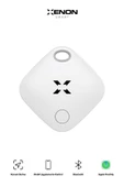 Xenon Smart Airtag Akıllı Bluetooth Takip Cihazı Apple Find My Mobil Uygulamalı Eşya Bulucu Tag X6601 - 1