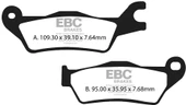 HONDA CBF125/150 - SUZUKI GSXR/S 125 ORGANİK ÖN FREN BALATASI - 1