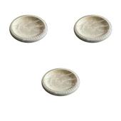 Roll-Up Kullan At Renkli Krem Renk Parti Davet Plastik Tabak - 22 Cm. - 25 Adetlik 3 Paket thumbnail 1