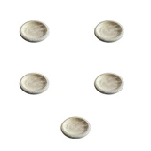 Roll-Up Kullan At Renkli Krem Renk Parti Davet Plastik Tabak - 22 Cm. - 25 Adetlik 5 Paket thumbnail 1