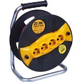 Meridyen 4lü Grup Makaralı Uzatma Kablo 3x2.5 20mt - 1