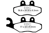 EBC SFA353 SCOOTER FREN BALATASI - 1