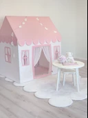 Pamuka Pembe-Beyaz Large Oyun Evi - 1