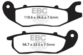 HONDA CBR 125R 04-16 , MSX125 13-21 ÖN FREN BALATASI - 1